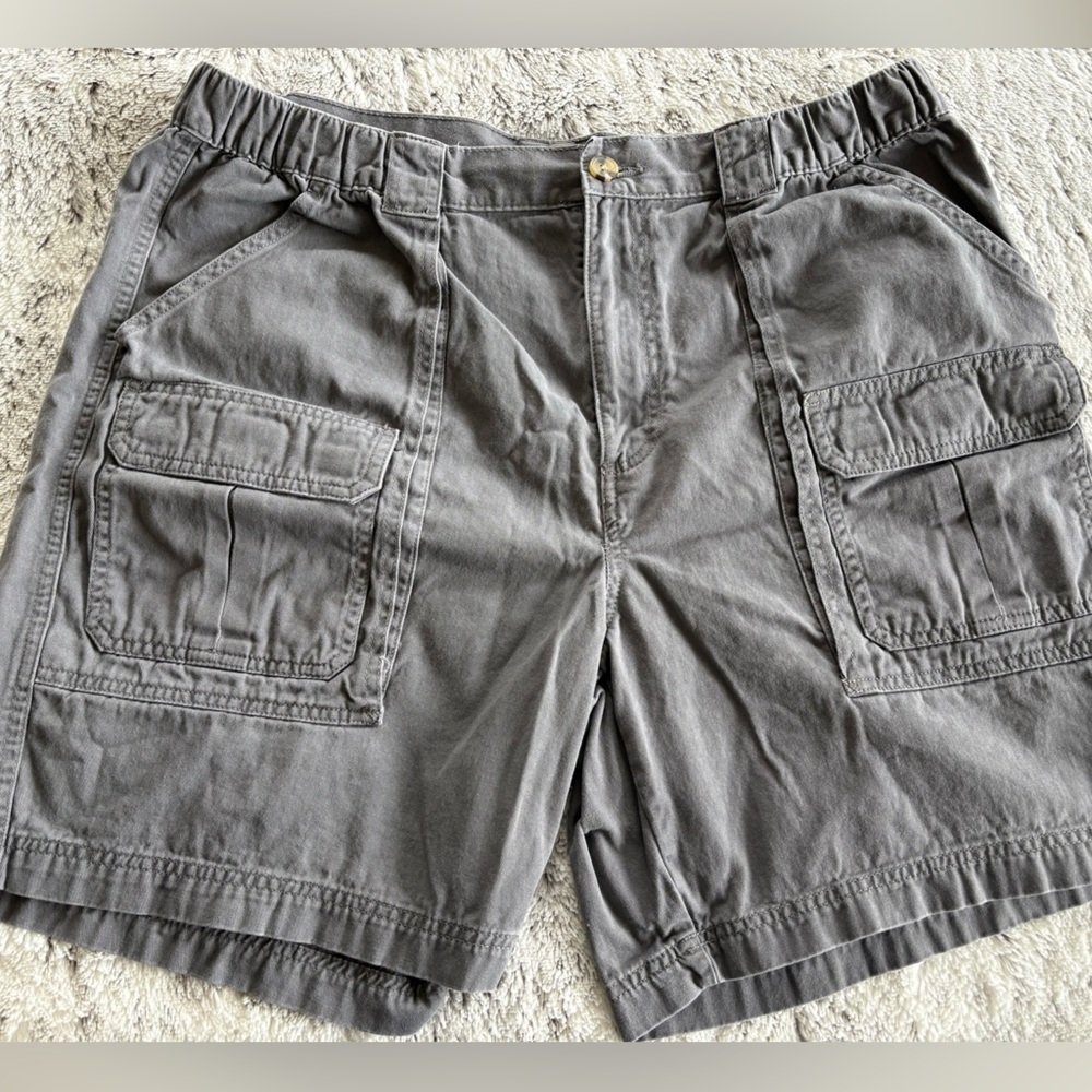 Gray Cargo Shorts